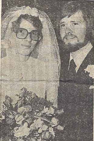 Iben og Preben nygifte 1976