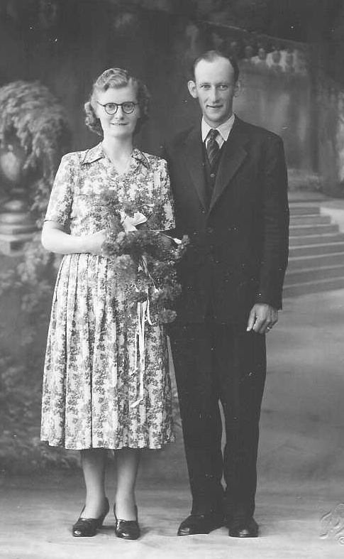 Elna og Jacinto nygifte 1950