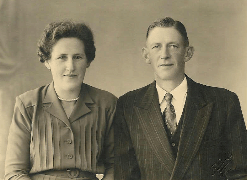 Julia Aurora og Peder Frederik 1956